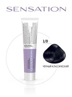 Estel Professional 1/0 Безаммиачная краска для волос SENSATION DE LUXE чёрный классический, 60 мл