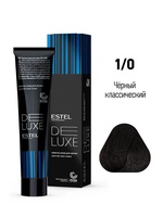 Estel Professional 1/0 Краска-уход ESTEL De Luxe, черный классический