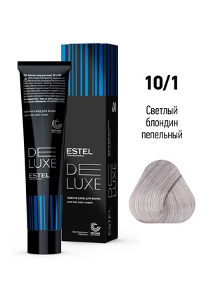 Estel Professional 10/1 Краска-уход ESTEL De Luxe, светлый блондин пепельный