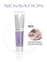 Estel Professional 10/15 Безаммиачная краска для волос SENSATION DE LUXE светлый блондин пепельно-красный, 60 мл