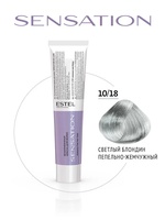 Estel Professional 10/18 Безаммиачная краска для волос SENSATION DE LUXE светлый блондин пепельно-жемчужный, 60 мл