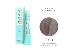 BOUTICLE 10,18 крем-краситель для волос "EXPERT COLOR" светлый блондин пепельно-жемчужный100 мл