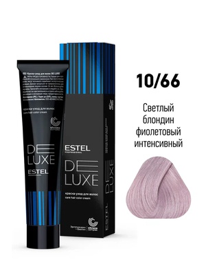 Estel Professional 10/66 Краска-уход ESTEL De Luxe, светлый блондин фиолетовый интенсивный