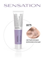 Estel Professional 10/75 Безаммиачная краска для волос SENSATION DE LUXE светлый блондин коричнево-красный, 60 мл