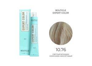 BOUTICLE 10,76 крем-краситель для волос "EXPERT COLOR" светлый блондин коричнево-фиолетовый 100 мл