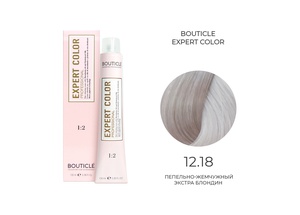 BOUTICLE 12,18 крем-краситель для волос "EXPERT COLOR" пепельно-жемчужный экстра блондин100 мл