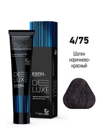 Estel Professional 4/75 Краска-уход ESTEL De Luxe, шатен коричнево-красный