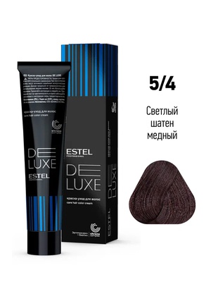 Estel Professional 5/4 Краска-уход ESTEL De Luxe, светлый шатен медный