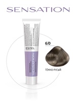 Estel Professional 6/0 Безаммиачная краска для волос SENSATION DE LUXE тёмно-русый, 60 мл