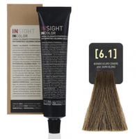 INSIGHT Professional 6.1 Пепельный темный блондин Крем-краска для волос  (100 мл) INCOLOR