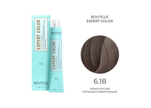 BOUTICLE 6,18 крем-краситель для волос "EXPERT COLOR" темно-русый пепельно-жемчужный 100 мл