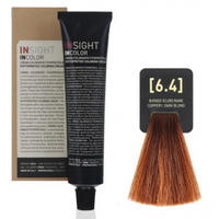 INSIGHT Professional 6.4 Медный темный блондин Крем-краска для волос  (100 мл) INCOLOR