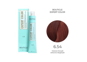 BOUTICLE 6,54 крем-краситель для волос "EXPERT COLOR"  темно-русый красно-медный 100 мл