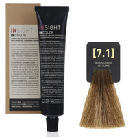 INSIGHT Professional 7.1 Пепельный блондин Крем-краска для волос  (100 мл) INCOLOR