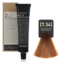 INSIGHT Professional 7.34 Золотисто-медный блондин Крем-краска для волос  (100 мл) INCOLOR