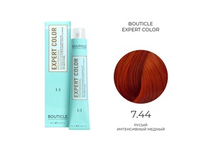 BOUTICLE 7,44 крем-краситель для волос "EXPERT COLOR" русый интенсивный медный 100 мл