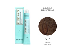 BOUTICLE 7,7 крем-краситель для волос "EXPERT COLOR" темный капучино 100 мл