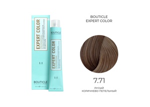 BOUTICLE 7,71 крем-краситель для волос "EXPERT COLOR"  русый коричнево-пепельный 100 мл