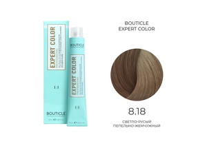 BOUTICLE 8,18 крем-краситель для волос "EXPERT COLOR" светло-русый пепельно-жемчужный 100 мл