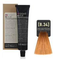 INSIGHT Professional 8.34 Золотисто-медный светлый блондин Крем-краска для волос  (100 мл) INCOLOR