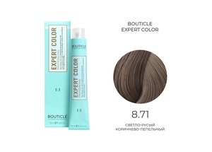 BOUTICLE 8,71 крем-краситель для волос "EXPERT COLOR"  светло-русый коричнево-пепельный 100 мл