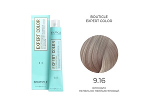 BOUTICLE 9,16 крем-краситель для волос "EXPERT COLOR"блондин пепельно-перламутровый 100 мл