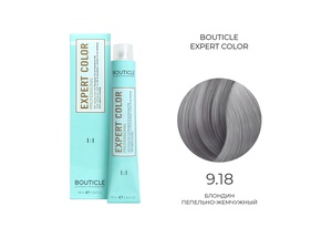 BOUTICLE 9,18 крем-краситель для волос "EXPERT COLOR"блондин пепельно-жемчужный100 мл