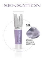 Estel Professional 9/86 Безаммиачная краска для волос SENSATION DE LUXE блондин жемчужно-фиолетовый, 60 мл