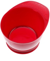 Dewal Чаша для краски DEWAL красная, с ручкой, с прорезиненной вставкой 320мл, T-21red