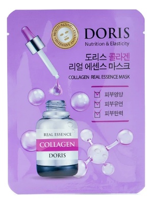 DORIS DORIS COLLAGEN REAL ESSENCE MASK Тканевая маска для лица с коллагеном 25мл