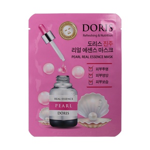 DORIS DORIS PEARL REAL ESSENCE MASK Тканевая маска для лица с жемчугом 25мл