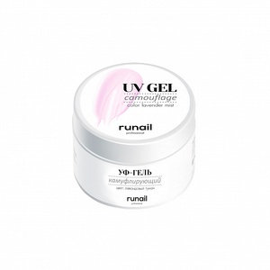 RuNail Professional Гель камуфлирующий RuNail (цвет: лавандовый туман), 15 г №4065 РОССИЯ