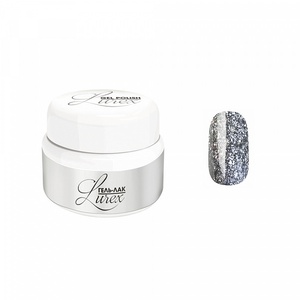RuNail Professional Гель-лак Lurex RuNai (цвет: никель), 5 г №4085