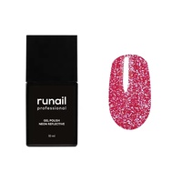 RuNail Professional Гель-лак Neon Reflective, 10 мл №9051