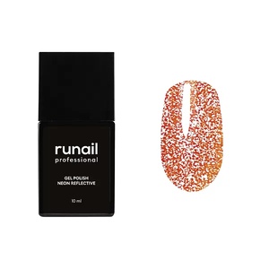 RuNail Professional Гель-лак Neon Reflective, 10 мл №9053