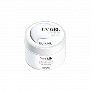RuNail Professional Гель однофазный RuNail (прозрачный) 15 гр. РОССИЯ  3443