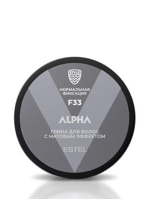 Estel Professional Глина для волос с матовым эффектом ESTEL ALPHA нормальная фиксация, 100 мл