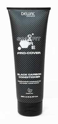 DEWAL Cosmetics Карбоновый кондиционер для всех типов волос SMART CARE PRO-COVER Black Carbon, 250 мл DC