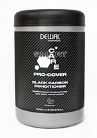 DEWAL Cosmetics Карбоновый кондиционер для всех типов волос SMART CARE PRO-COVER Black Carbon, 1000 мл DC