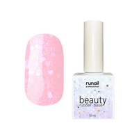 RuNail Professional Каучуковая цветная база beautyTINT (glitter mix), Runail 10 мл №6769