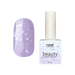 RuNail Professional Каучуковая цветная база beautyTINT (glitter mix), Runail 10 мл №6775