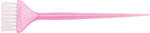 Dewal Кисть для окраски DEWAL узкая цветная JPP048-1 розовая, с прямой белой щетиной