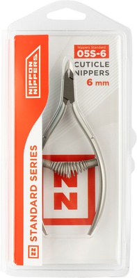 Nippon Nippers Кусачки NN_NS-05S-6 для кутикулы «Standard». Лезвие 6 мм. Спиральная пружина. Ручная заточка