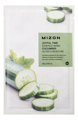 MIZON MIZON Joyful Time Essence Mask Cucumber Тканевая маска для лица с экстрактом огурца 23г