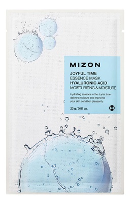MIZON MIZON Joyful Time Essence Mask Hyaluronic Acid Тканевая маска для лица с гиалуроновой кислотой 23г
