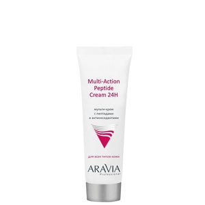ARAVIA Мульти-крем для лица с пептидами и антиоксидантным комплексом Multi-Action Peptide Cream, 50 мл, ARAVIA Professional