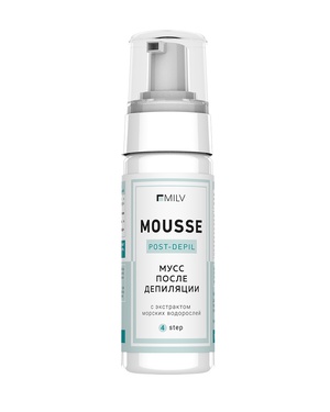 MILV Мусс после депиляции с экстрактом морских водорослей. 150 мл. 18050 MILV