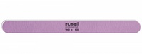 RuNail Professional Пилка сиреневая закругленная RuNail 100/100    (4729)