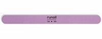 RuNail Professional Пилка сиреневая закругленная RuNail 180/200    (4733)