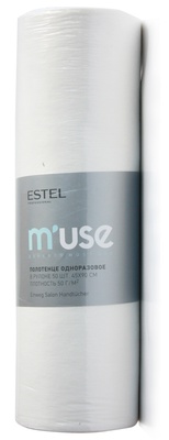 Estel Professional Полотенце одноразовое 35*70 спанлейс ESTEL M’USE (100 шт) в рулоне